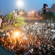 Demonstrators attend a protest rally demanding Sudanese President Omar Al-Bashir to step down outside Defence Ministry in Khartoum, Sudan April 10, 2019.
